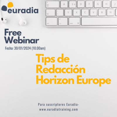 Free Webinar Tips de Redaccin Horizon Europe